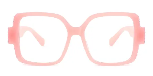 6119 Hecuba Rectangle pink glasses