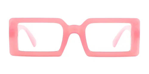 6160 Eudora Rectangle pink glasses
