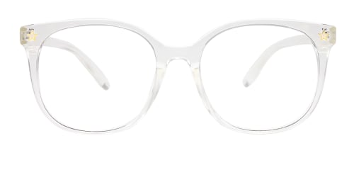 618 Niesha Oval clear glasses