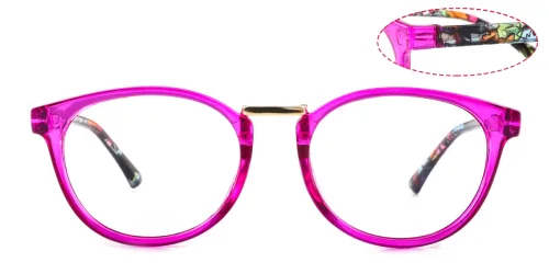 6235 Waltraud Oval purple glasses