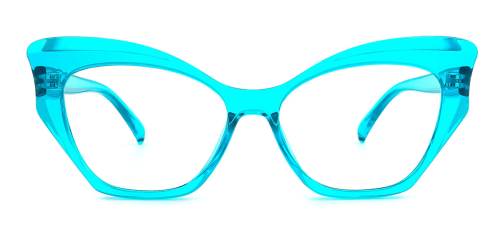62604 Isabis Cateye blue glasses