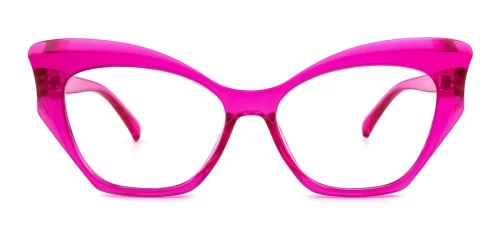 Purple Cateye Unique Gorgeous Custom Engraving Eyeglasses | WhereLight
