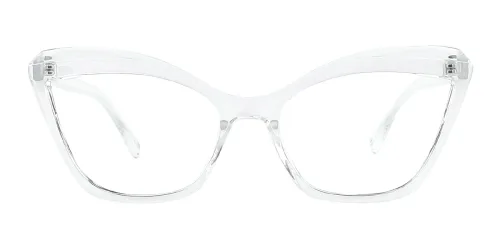 62605 Qahira Cateye clear glasses