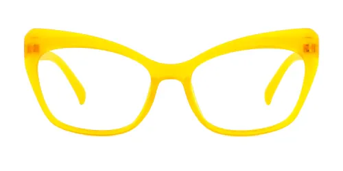 62606 Kecia Cateye yellow glasses