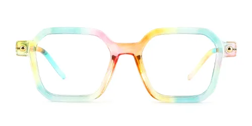 66289 Percy Geometric multicolor glasses