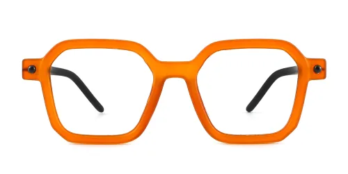 66289 Percy Geometric orange glasses