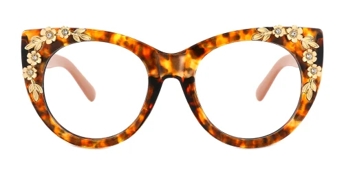 6806 Undra Cateye tortoiseshell glasses
