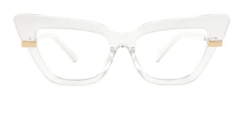 68069 Kura Cateye,Rectangle clear glasses