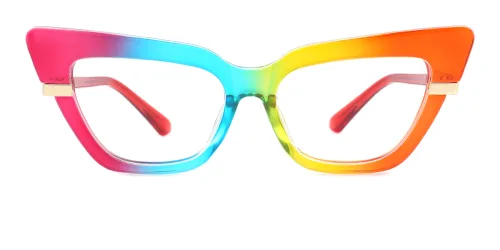 68069 Kura Cateye,Rectangle multicolor glasses