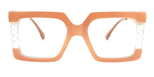 68084 Starlette Rectangle brown glasses