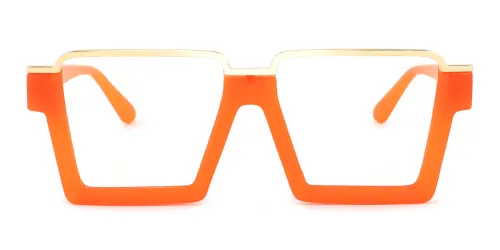 68168 Mignon Rectangle orange glasses