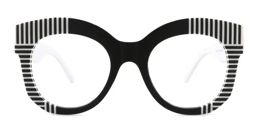 6865 Marge Cateye black glasses