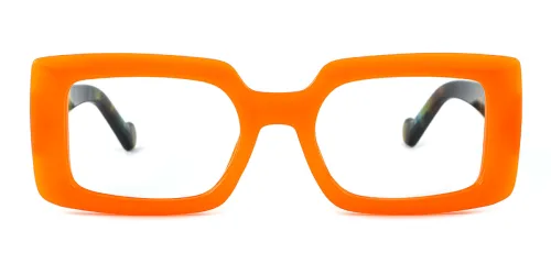 6938 Lulu Rectangle orange glasses