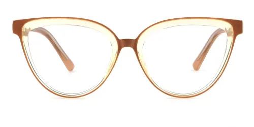 7023 Gilda Cateye brown glasses