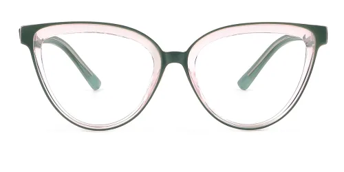 7023 Gilda Cateye green glasses