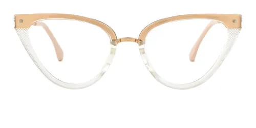 7114 Aldous Cateye clear glasses