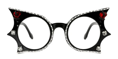 7153 Paislee Butterfly black glasses