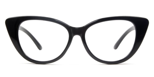 7352 Anne Cateye black glasses