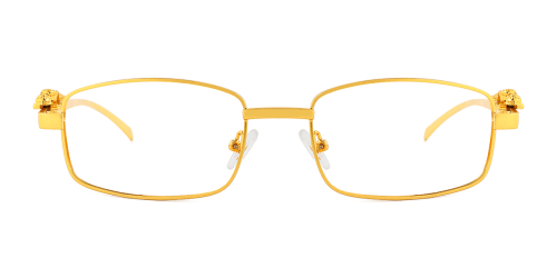 7381 Kaycee Rectangle gold glasses
