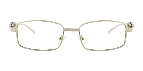 7381 Kaycee Rectangle silver glasses