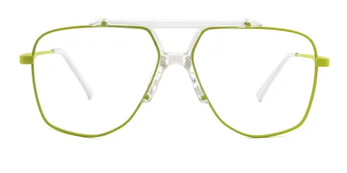 7484 Obharnait Aviator,Geometric, green glasses