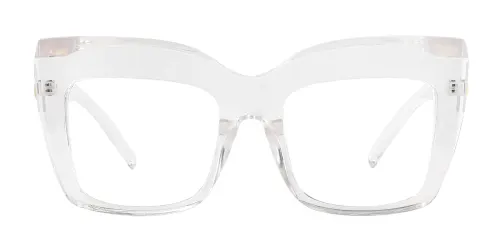 7531 Hedva Cateye,Rectangle clear glasses