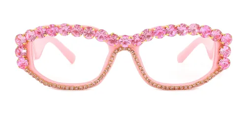 76003 Thomasina Oval pink glasses