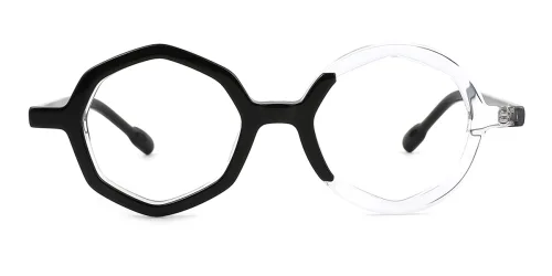 76814 Mabel Round,Geometric, black glasses