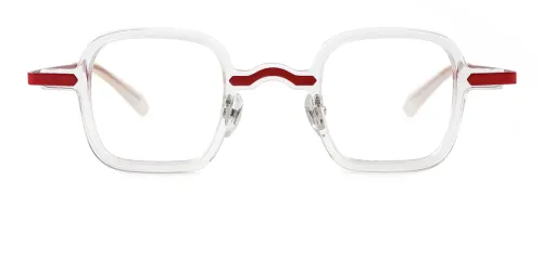 76817 Fitzgerald Rectangle clear glasses