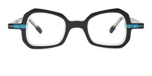 76840 Noelle Geometric, black glasses