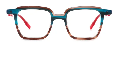 76847 Samos Rectangle, blue glasses