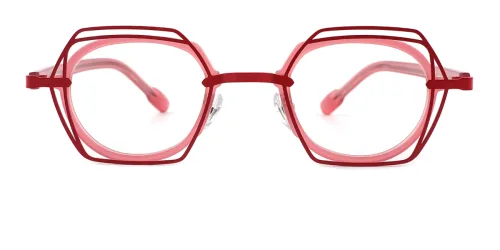 76850 Rosalia Oval,Geometric, red glasses