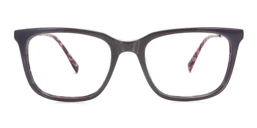 78014 Simran Rectangle purple glasses