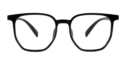 80015 Paco Rectangle black glasses