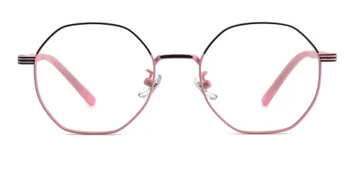 80018 Annamarie Geometric pink glasses