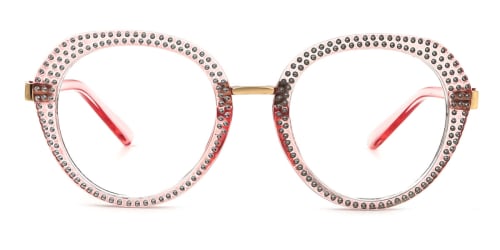 800381 Florinda Cateye pink glasses