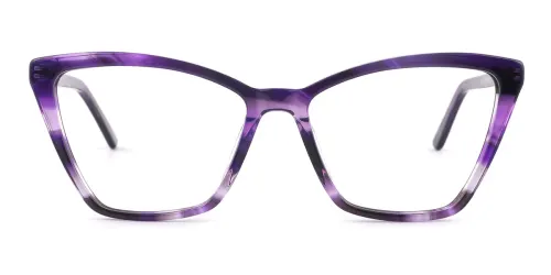 8012 Hillel Cateye purple glasses