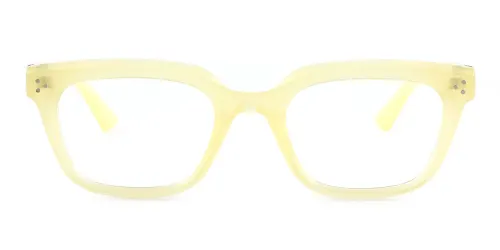 8014 Amy Rectangle yellow glasses