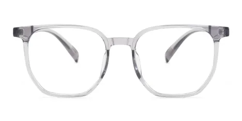 80151 Amber Rectangle,Geometric grey glasses