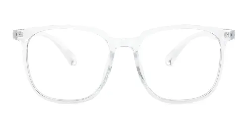 80202 Angie Rectangle clear glasses