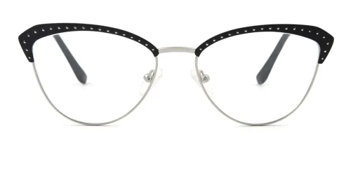8047 Delmore Cateye black glasses