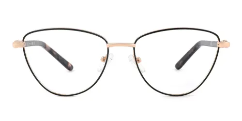 80481 Zenobia Cateye black glasses