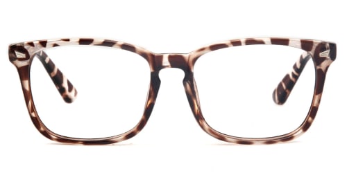 8082-1 Cory Rectangle tortoiseshell glasses
