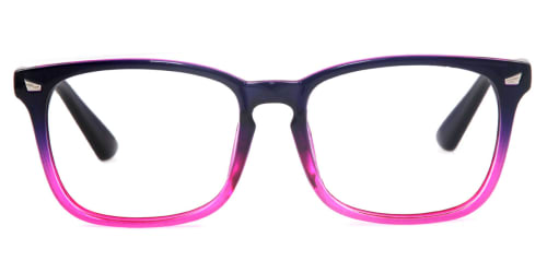 8082 Beverly Rectangle purple glasses