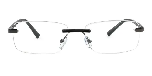 81019 Sheppard Rectangle black glasses