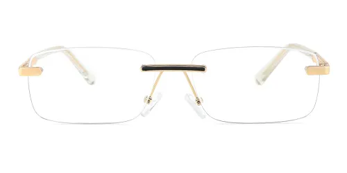 81019 Sheppard Rectangle gold glasses
