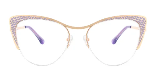 81102 Ulicia Cateye purple glasses