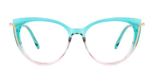 81107 Caitlyn Cateye blue glasses