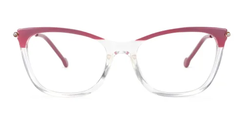 81156 Amaris Cateye,Rectangle purple glasses