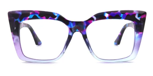 8130 Lakin Cateye,Rectangle floral glasses